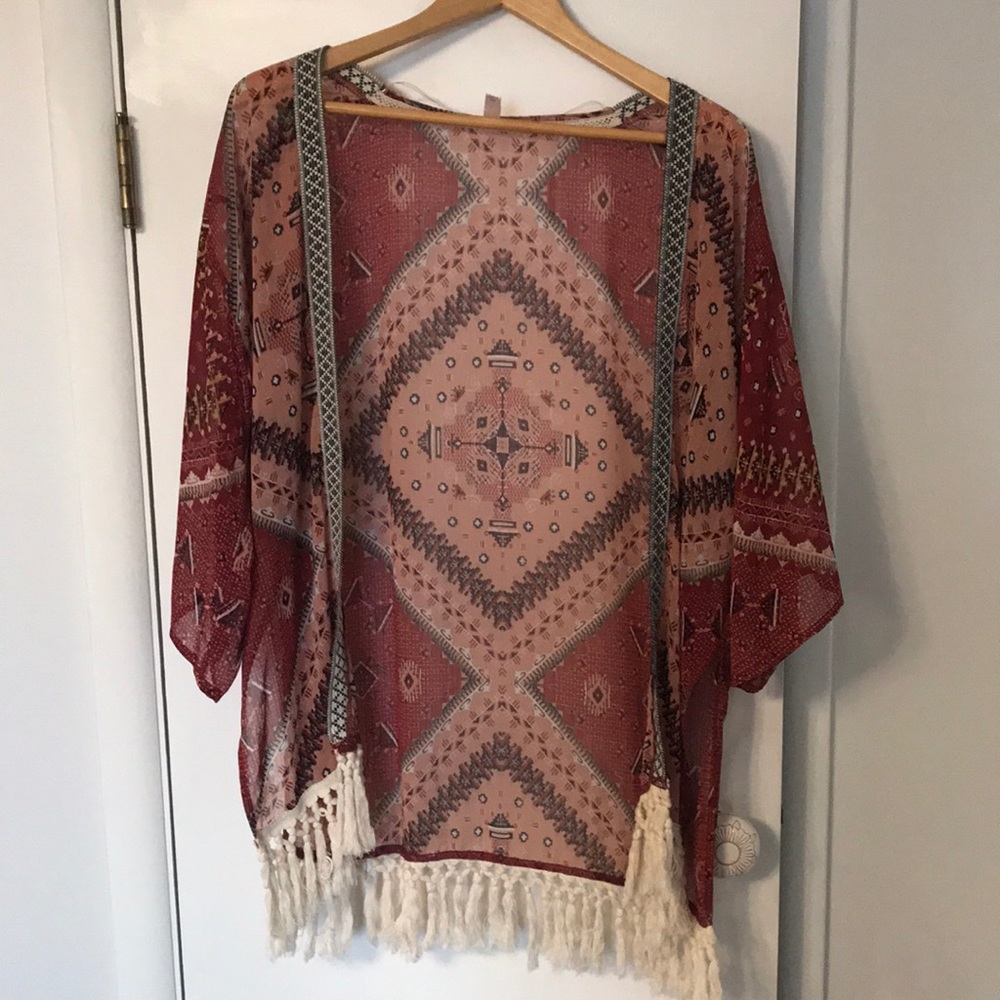 Sheer Kimono Shawl